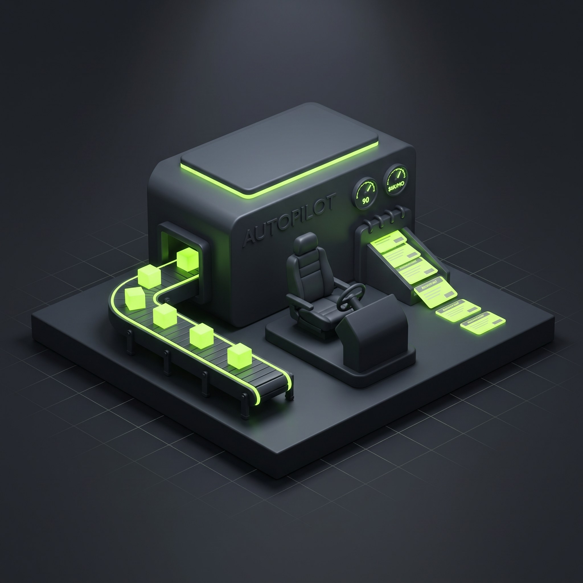 The Autopilot machine — leads in one end, booked calls out the other, nobody in the pilot seat