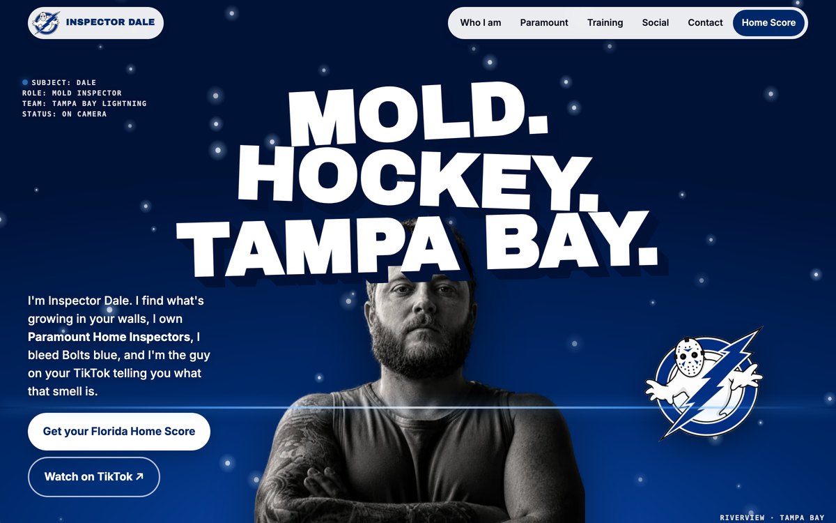 Mold. Hockey. Tampa Bay.