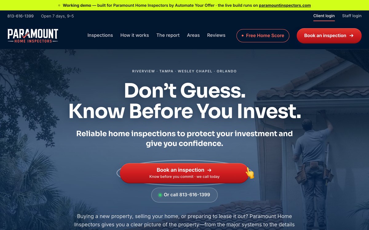Dont guess. Know before you invest.