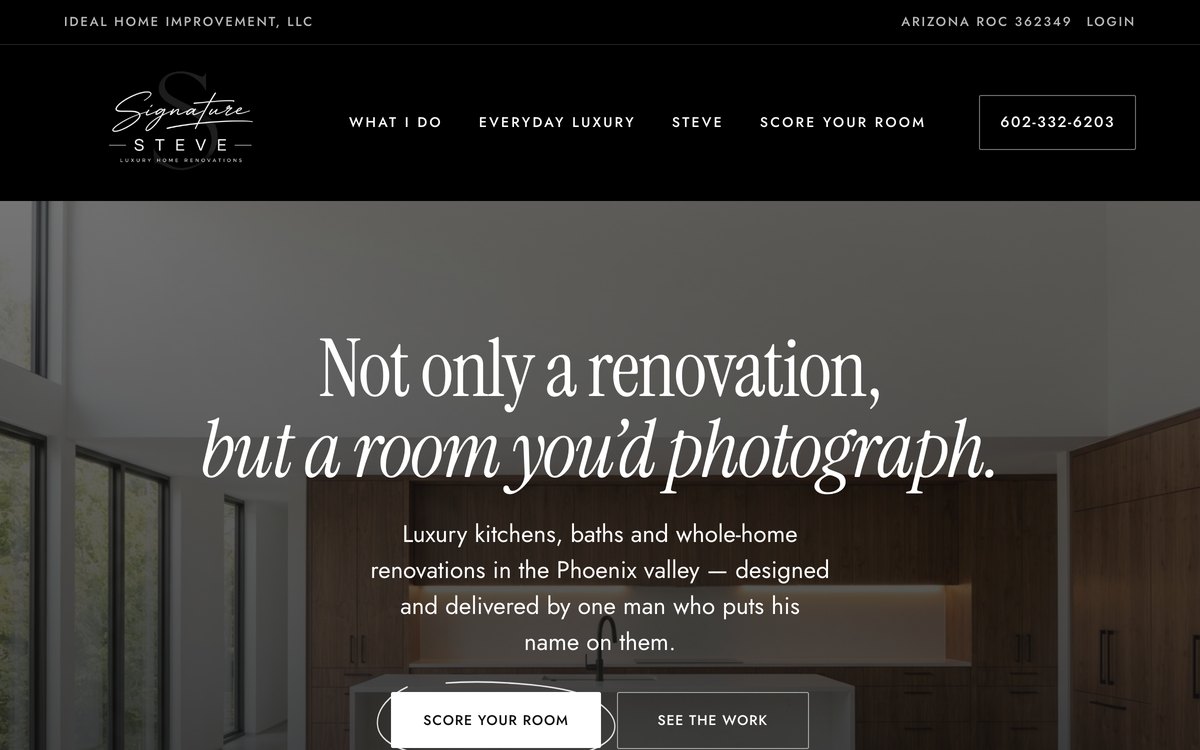 Not only a renovation, but a room youd photograph