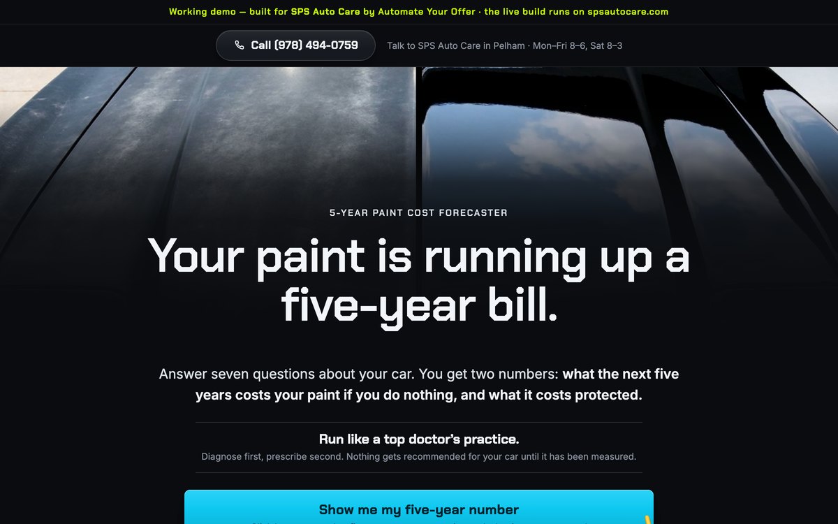 Your paint is running up a five-year bill