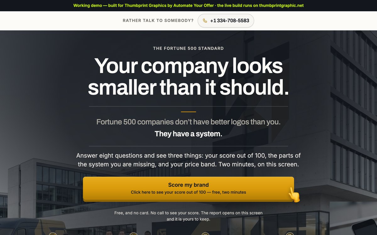 Your company looks smaller than it should