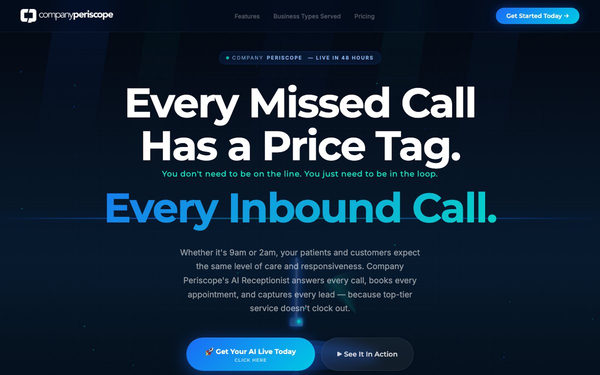 Company Periscope homepage